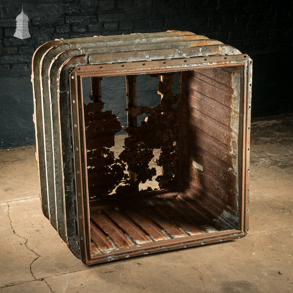 Reclaimed Military Parachute Supply Crate | Distressed Industrial Planter & Prop Piece
