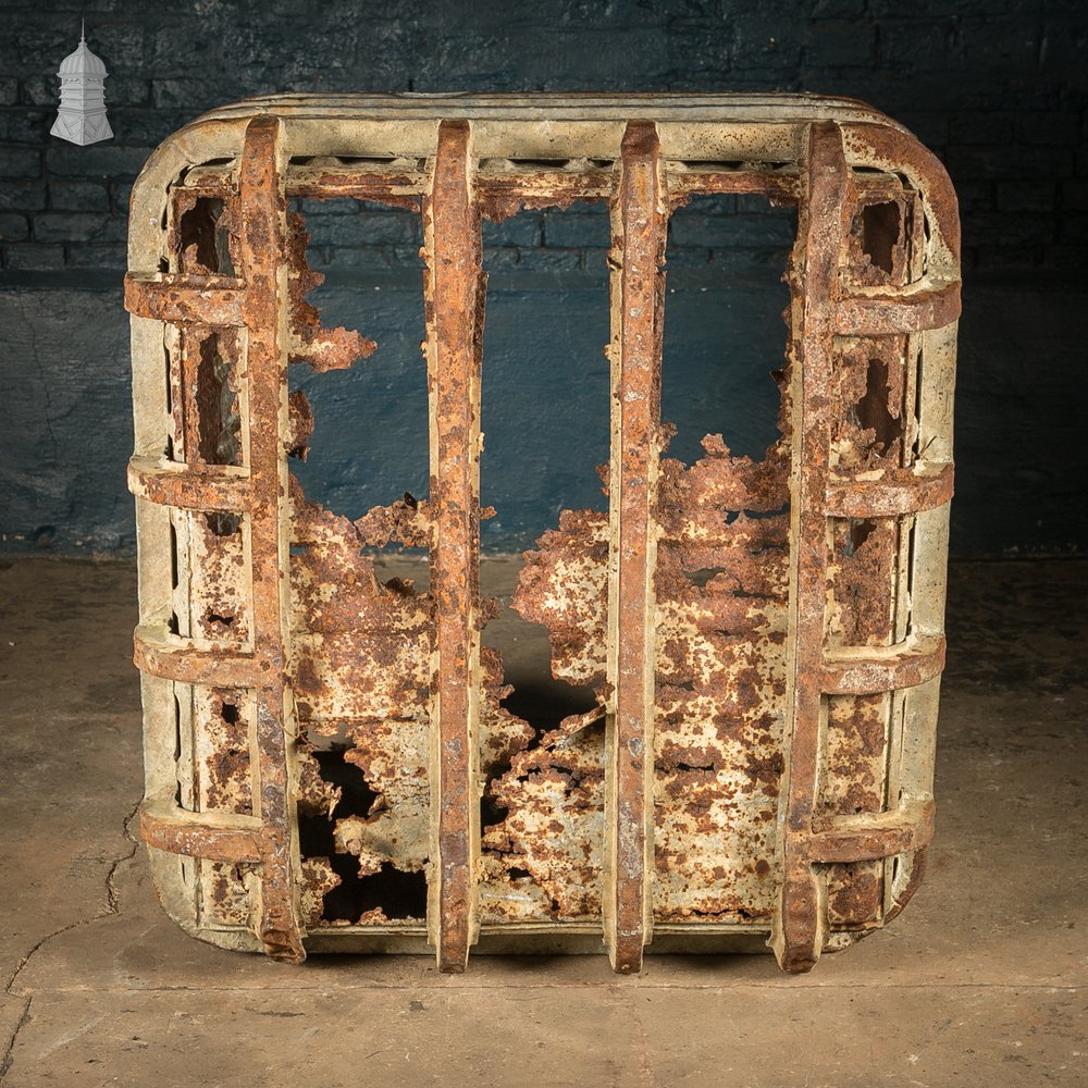 Reclaimed Military Parachute Supply Crate | Distressed Industrial Planter & Prop Piece