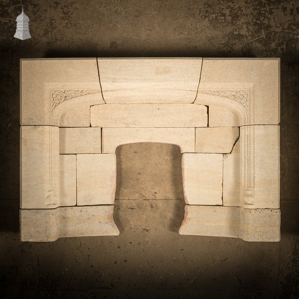 Sandstone Fireplace & Hearth