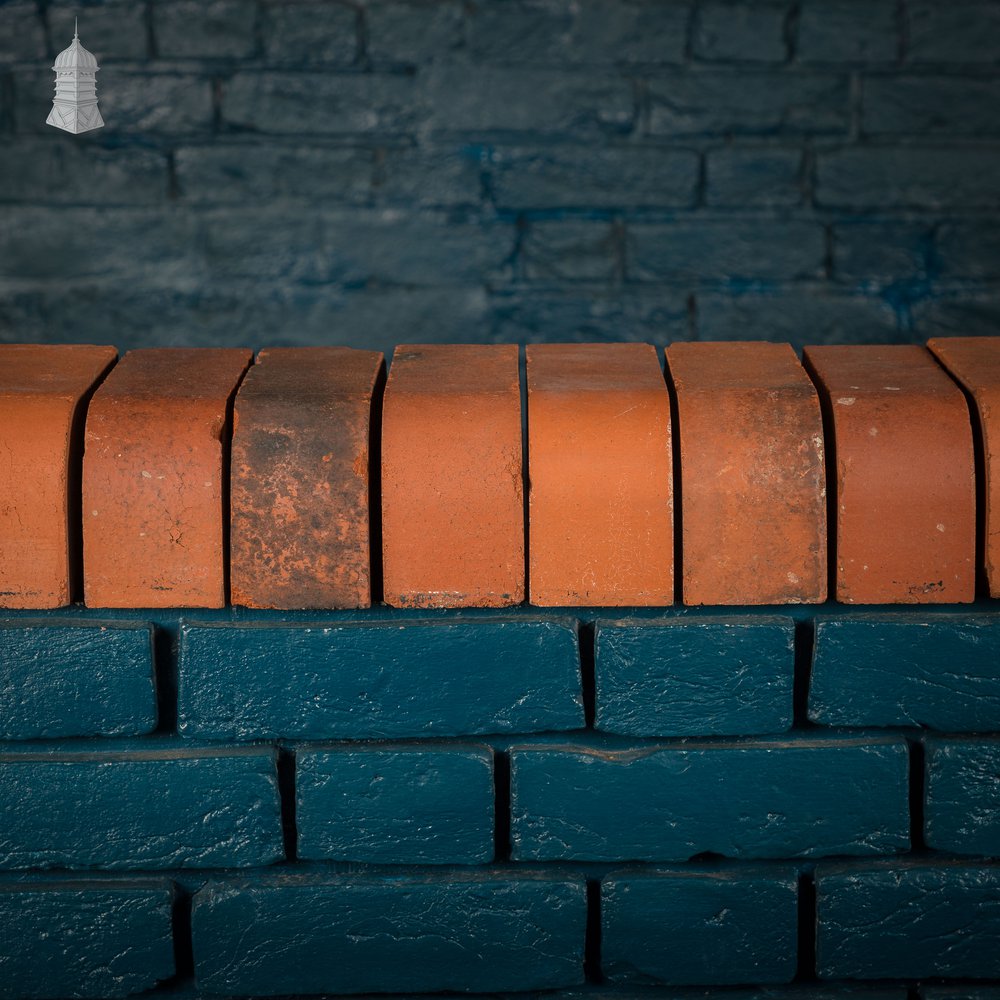 Single Bullnose Red, Reclaimed Bullnose Brick