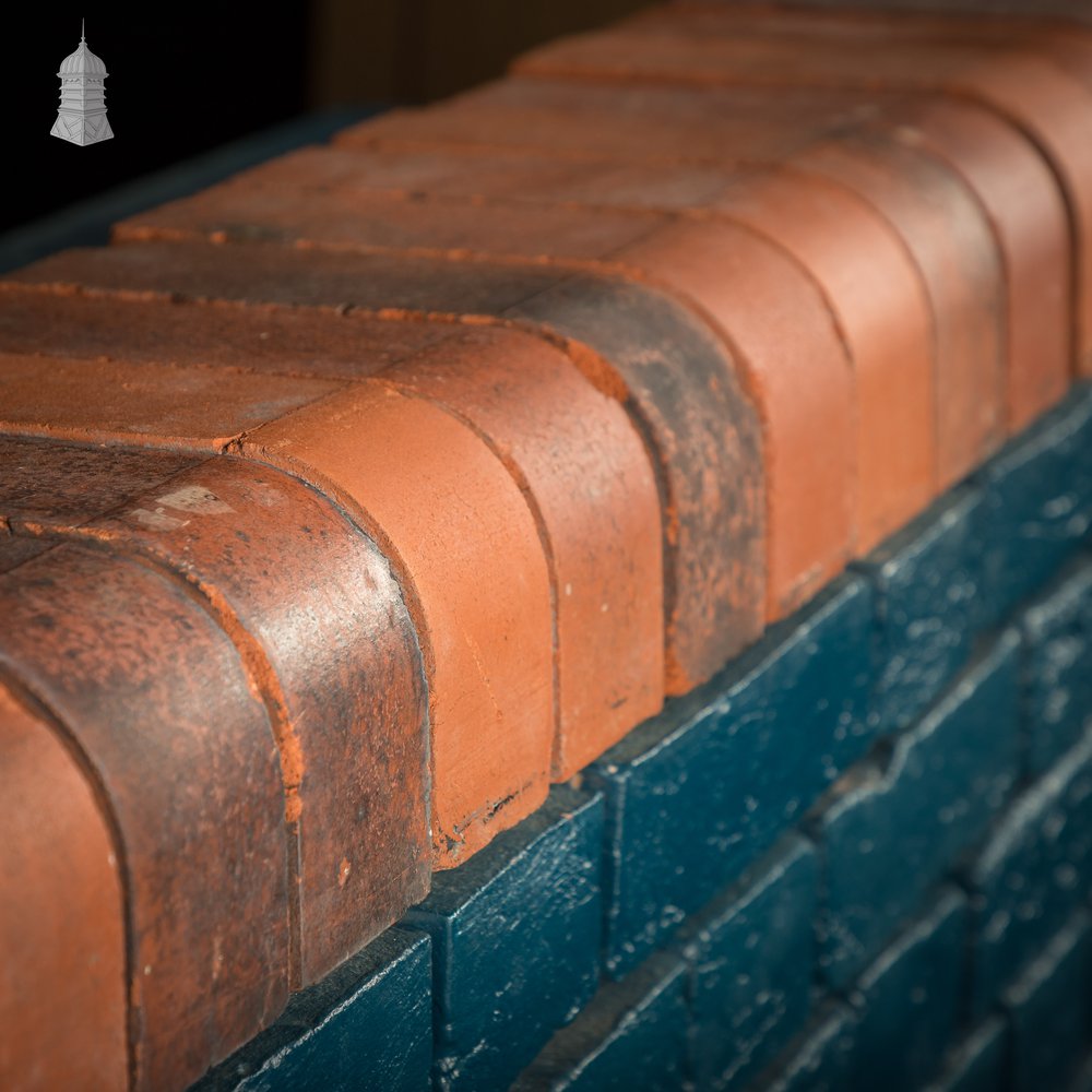 Single Bullnose Red, Reclaimed Bullnose Brick