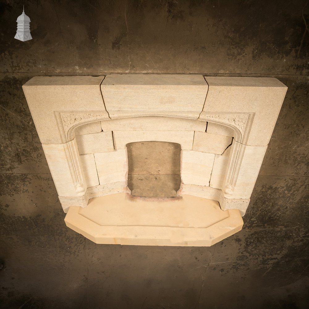 Sandstone Fireplace & Hearth