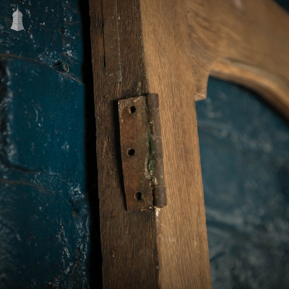 Glazed Oak Doors, Pair