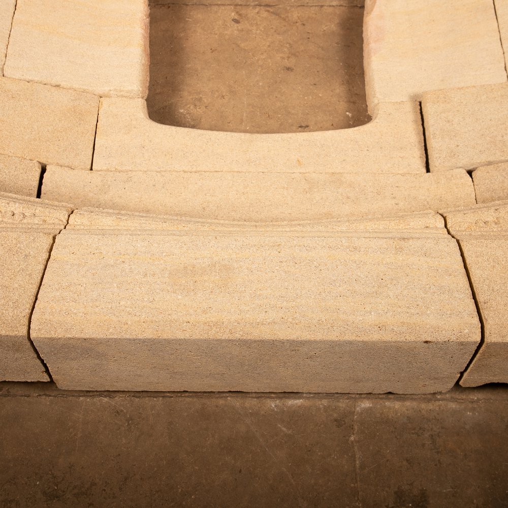 Sandstone Fireplace & Hearth