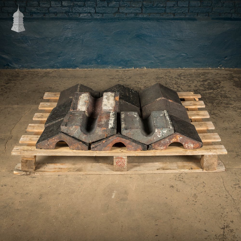 Staffordshire Blue Copings, Twice Weathered - A Run of 3.5M
