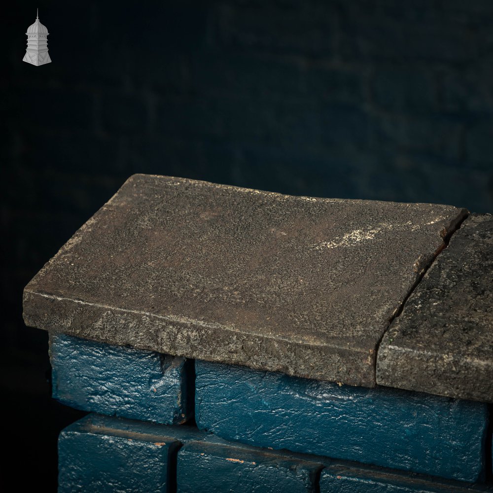 Staffordshire Blue Copings, Twice Weathered - A Run of 3.5M