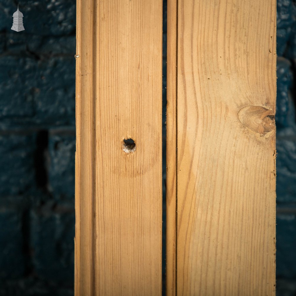 Glazed Pine Door, Victorian Cupboard door and Frame With Horizontal Glazing Bars