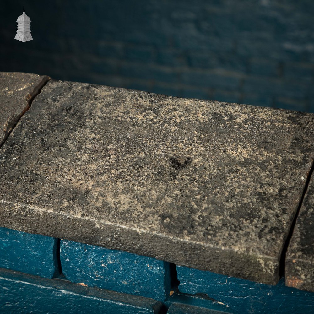 Staffordshire Blue Copings, Twice Weathered - A Run of 3.5M