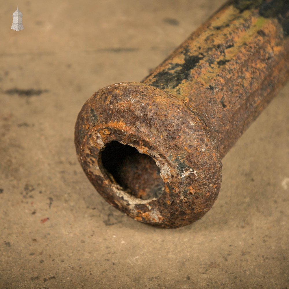 Cast Iron Bollard, Black painted