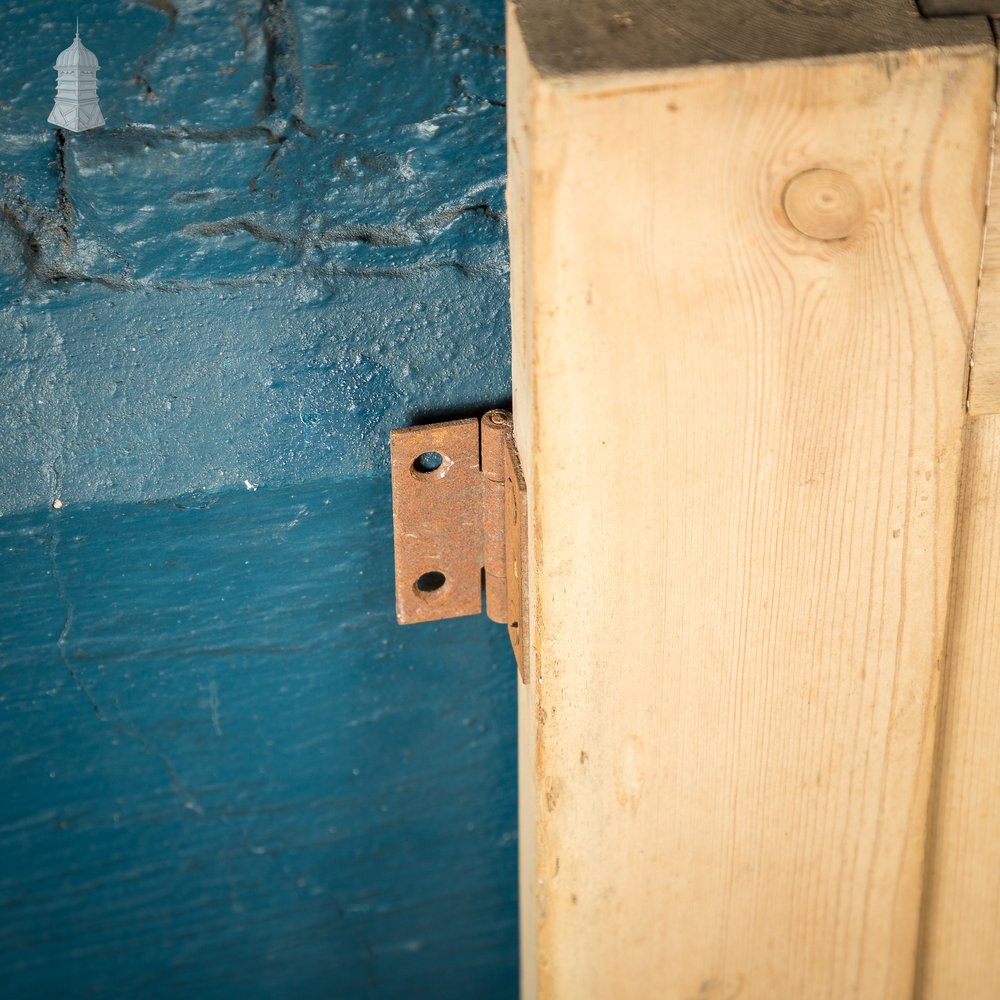 Pair of Small Stripped Pine Victorian Cupboard Doors