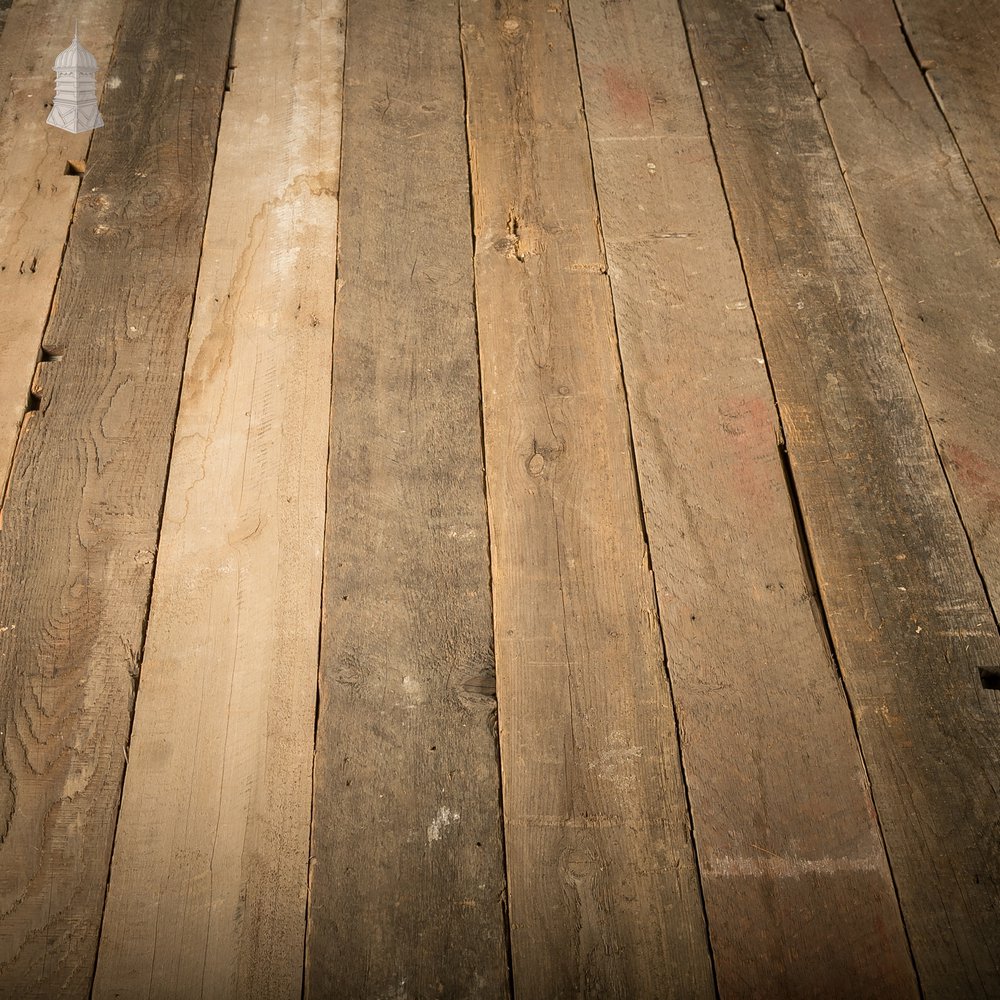 7" Inch Wide Pine Floorboards cut from Salvaged Floor Joists, Batch of 5 Square Metres