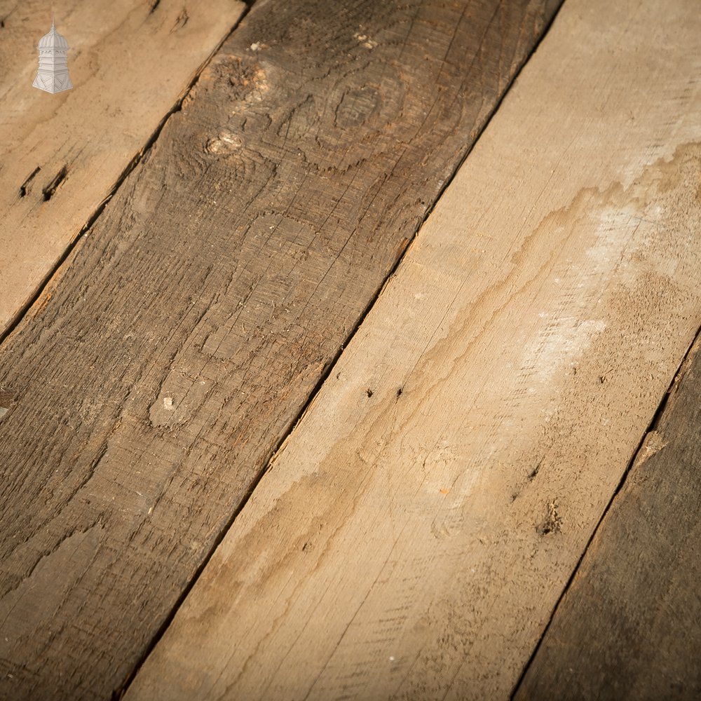 7" Inch Wide Pine Floorboards cut from Salvaged Floor Joists, Batch of 5 Square Metres