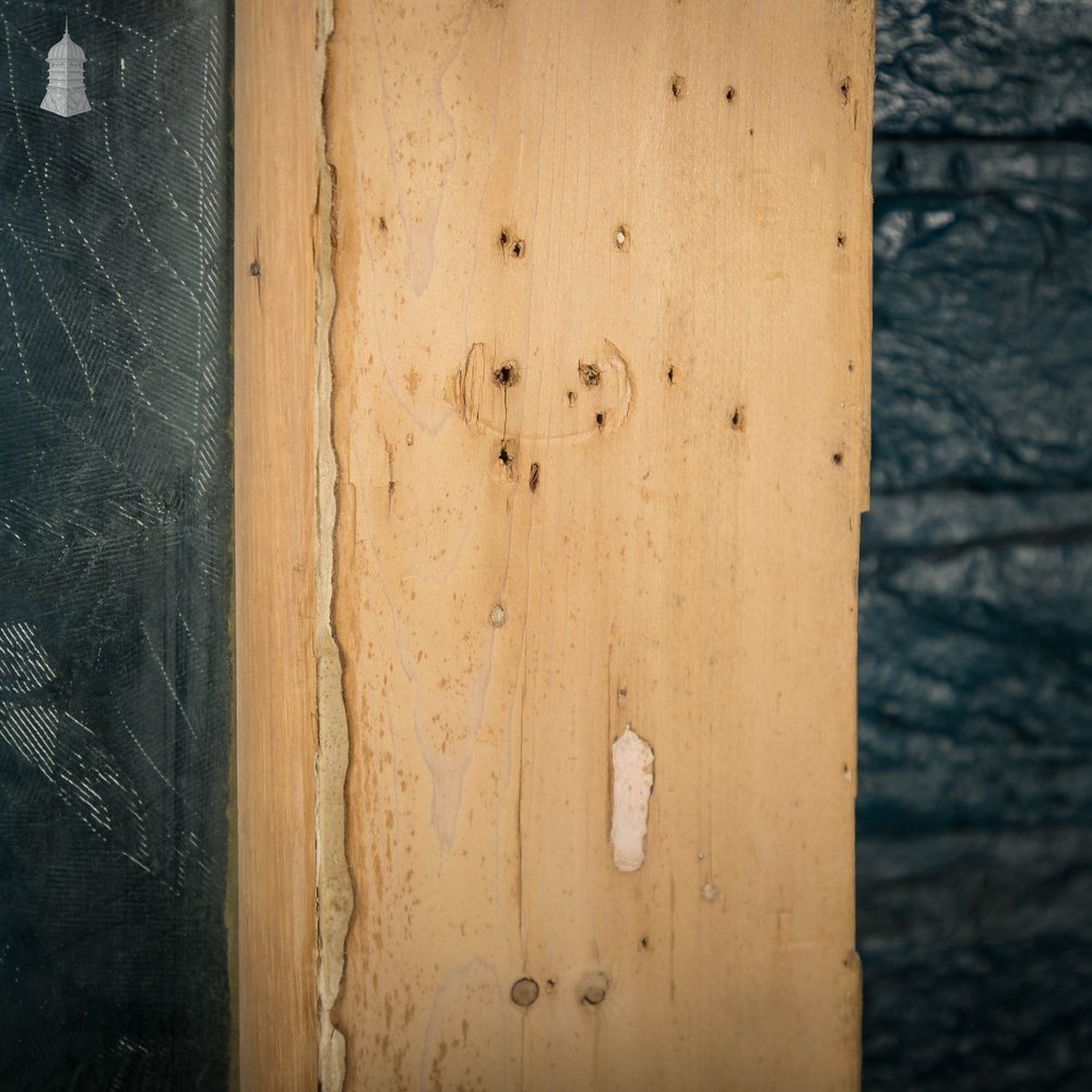 Victorian Glazed Door, 3 Panel Pine with ‘Sycamore’ Style Textured Glazing