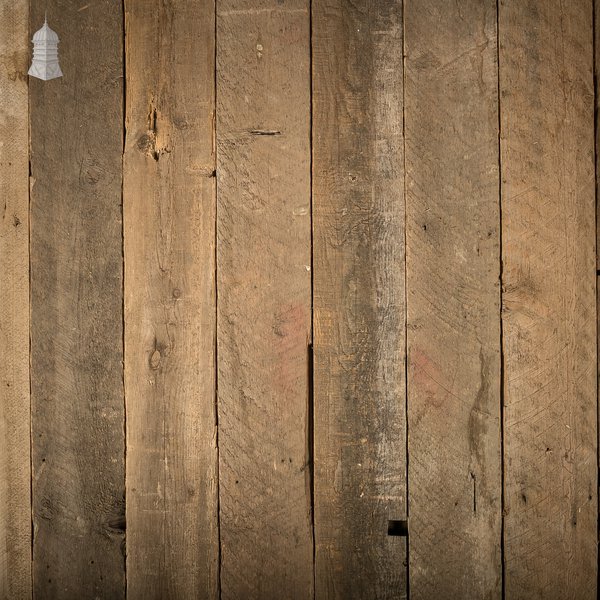 7" Inch Wide Pine Floorboards cut from Salvaged Floor Joists, Batch of 5 Square Metres
