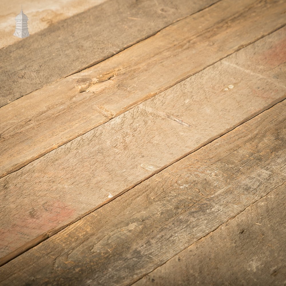7" Inch Wide Pine Floorboards cut from Salvaged Floor Joists, Batch of 5 Square Metres
