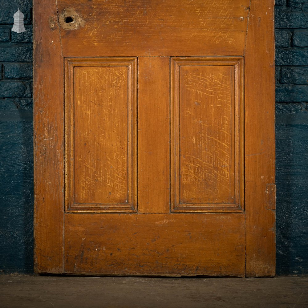 Half Glazed Door, 3 Moulded Panel Pine