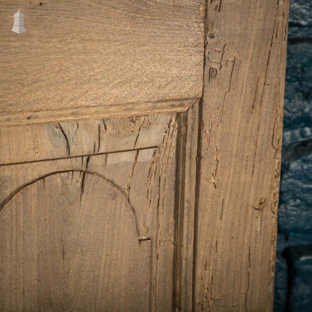 Oak Paneled Door, Moulded 7 Panel