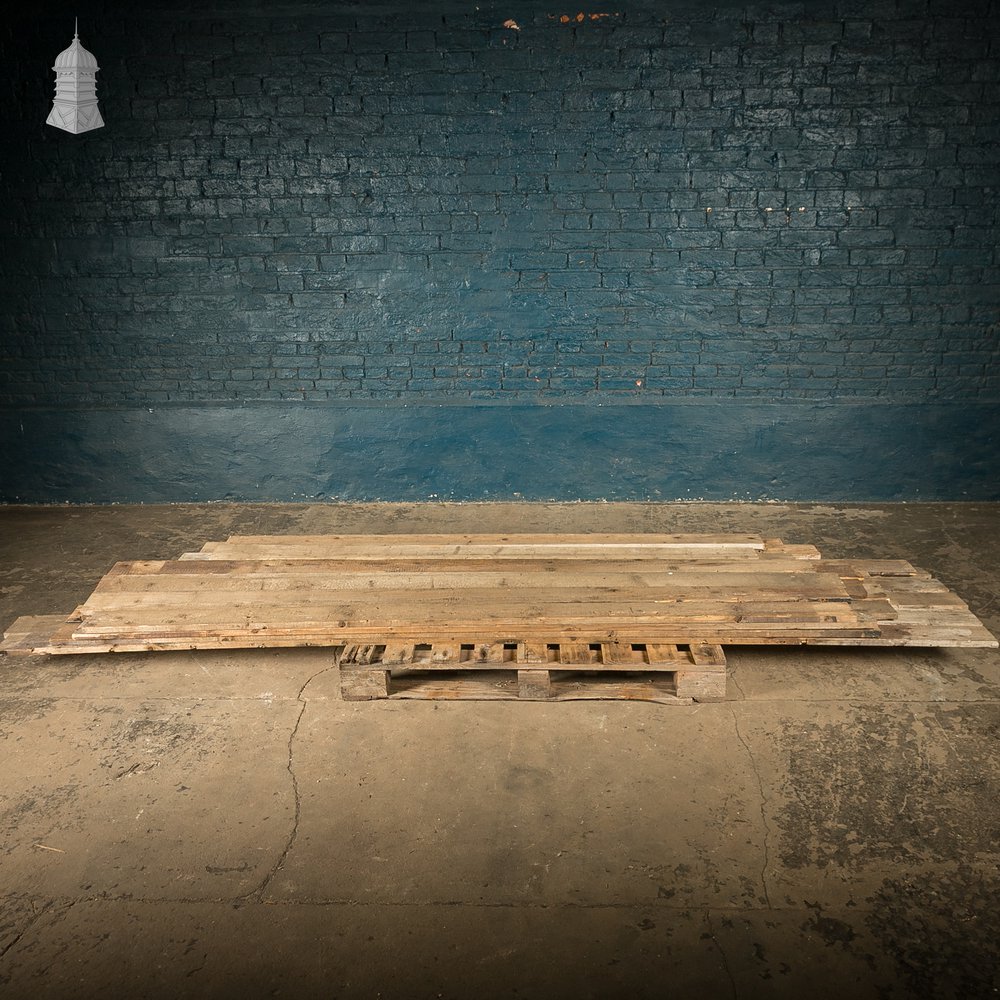 5" Inch Wide Pine Floorboards cut from Salvaged Floor Joists - Batch of 7.6 Square Metres