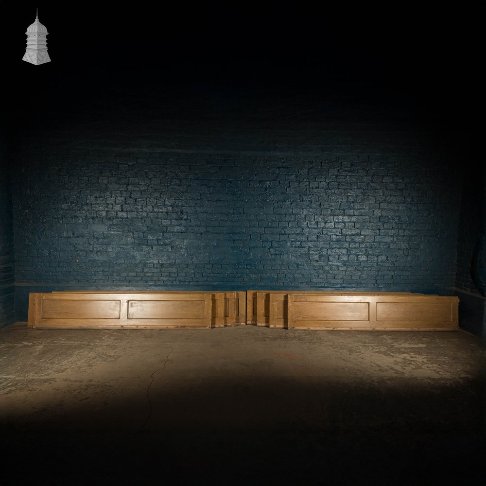 Pine Panelling,  Faux Woodgrain, 2 Panel - A Run of 33M