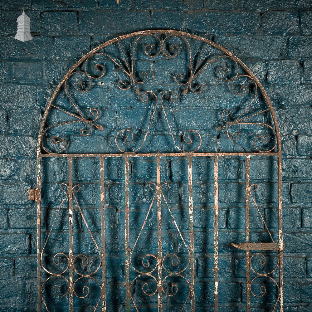 Arch Top Gate, Wrought Iron Pedistrian Gate