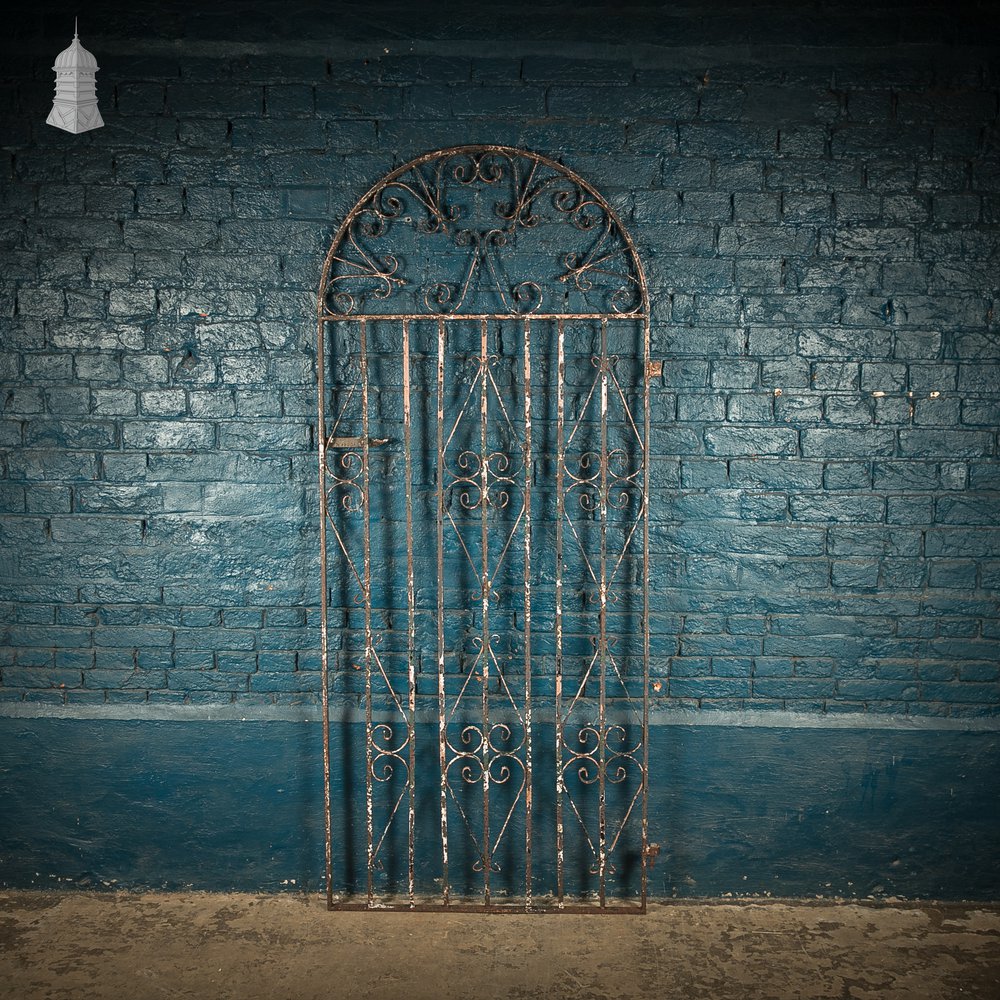 Arch Top Gate, Wrought Iron Pedistrian Gate