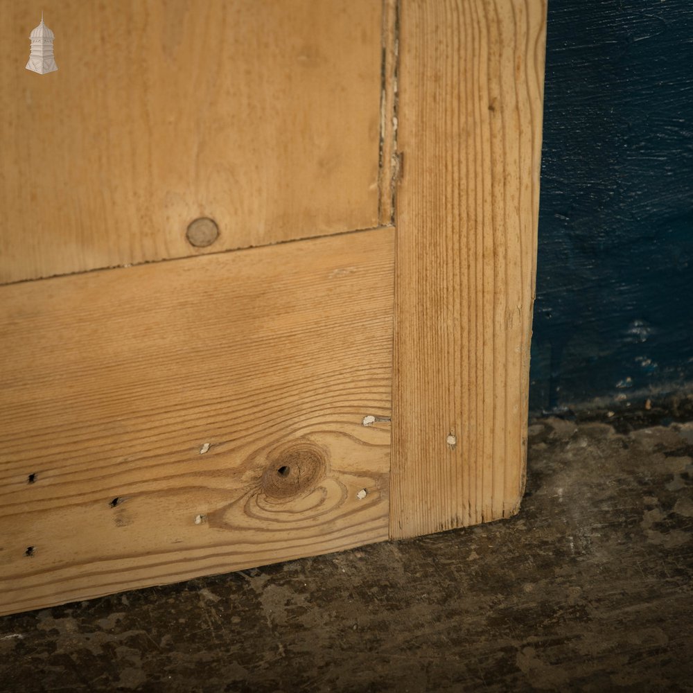 Glazed Pine Door, Victorian 5 Panel