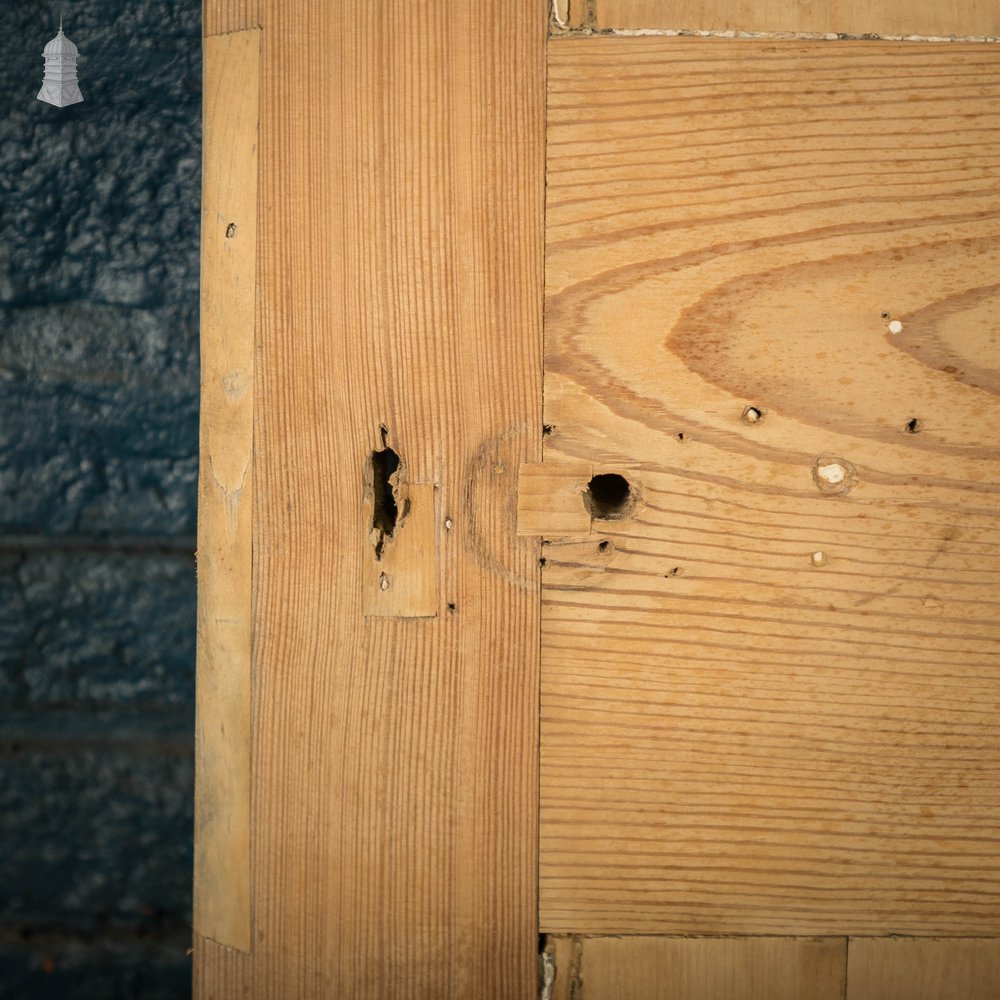 Glazed Pine Door, Victorian 5 Panel