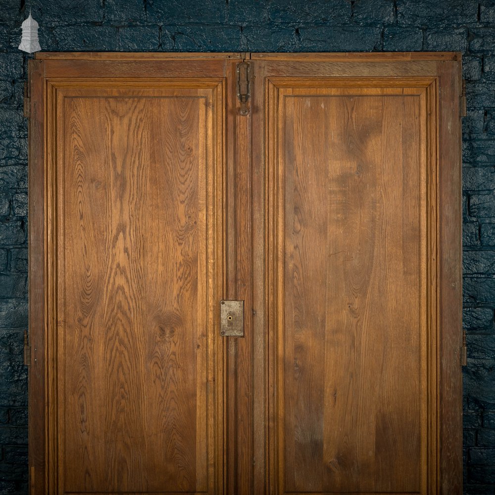 Oak Cupboard Doors, Moulded 2 Panel Pair