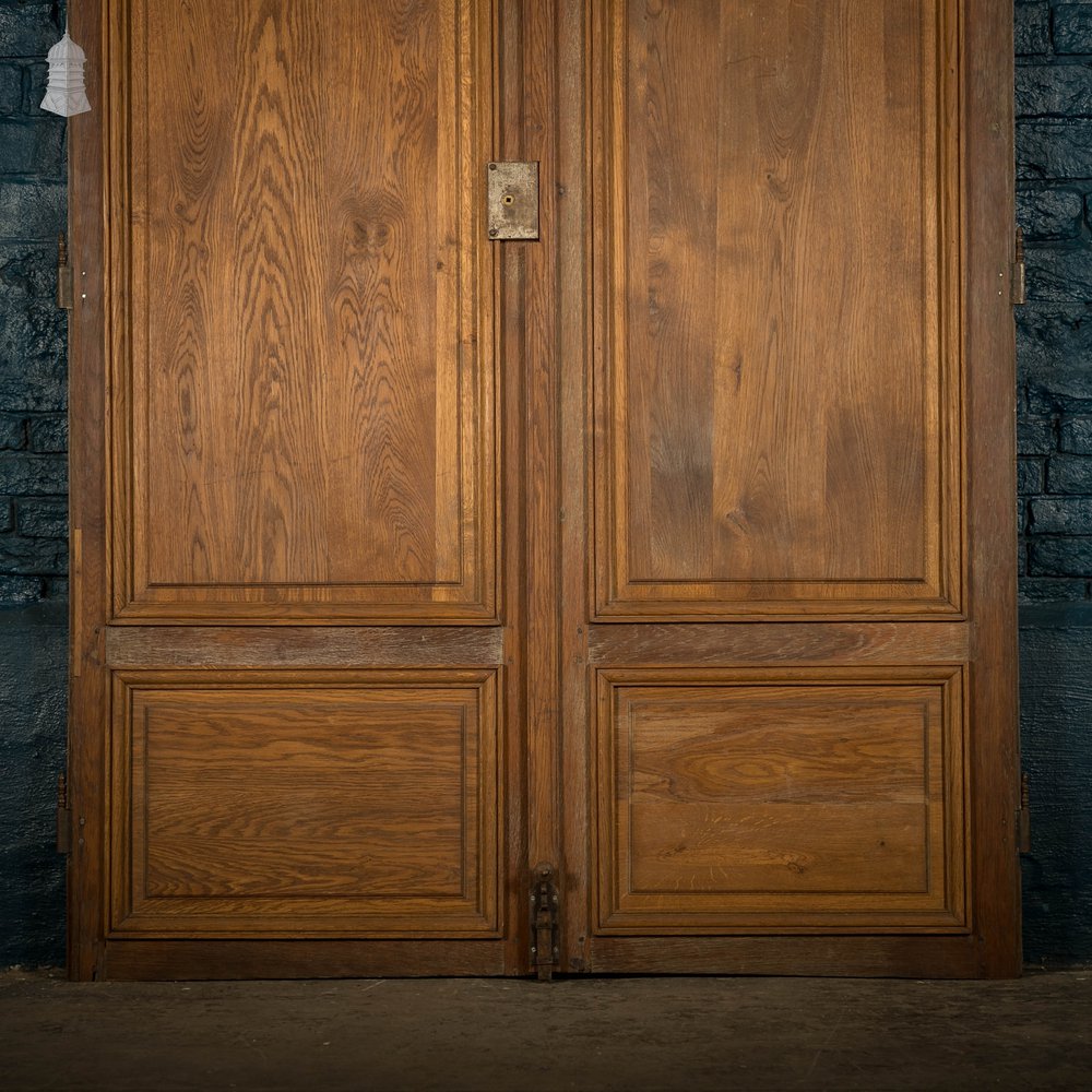 Oak Cupboard Doors, Moulded 2 Panel Pair