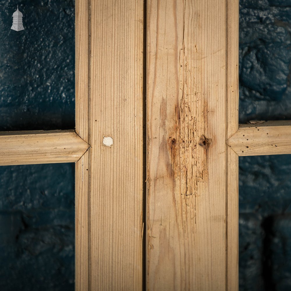 Victorian Window Shutters, With Horizontal Glazing Bars, Pine Pair