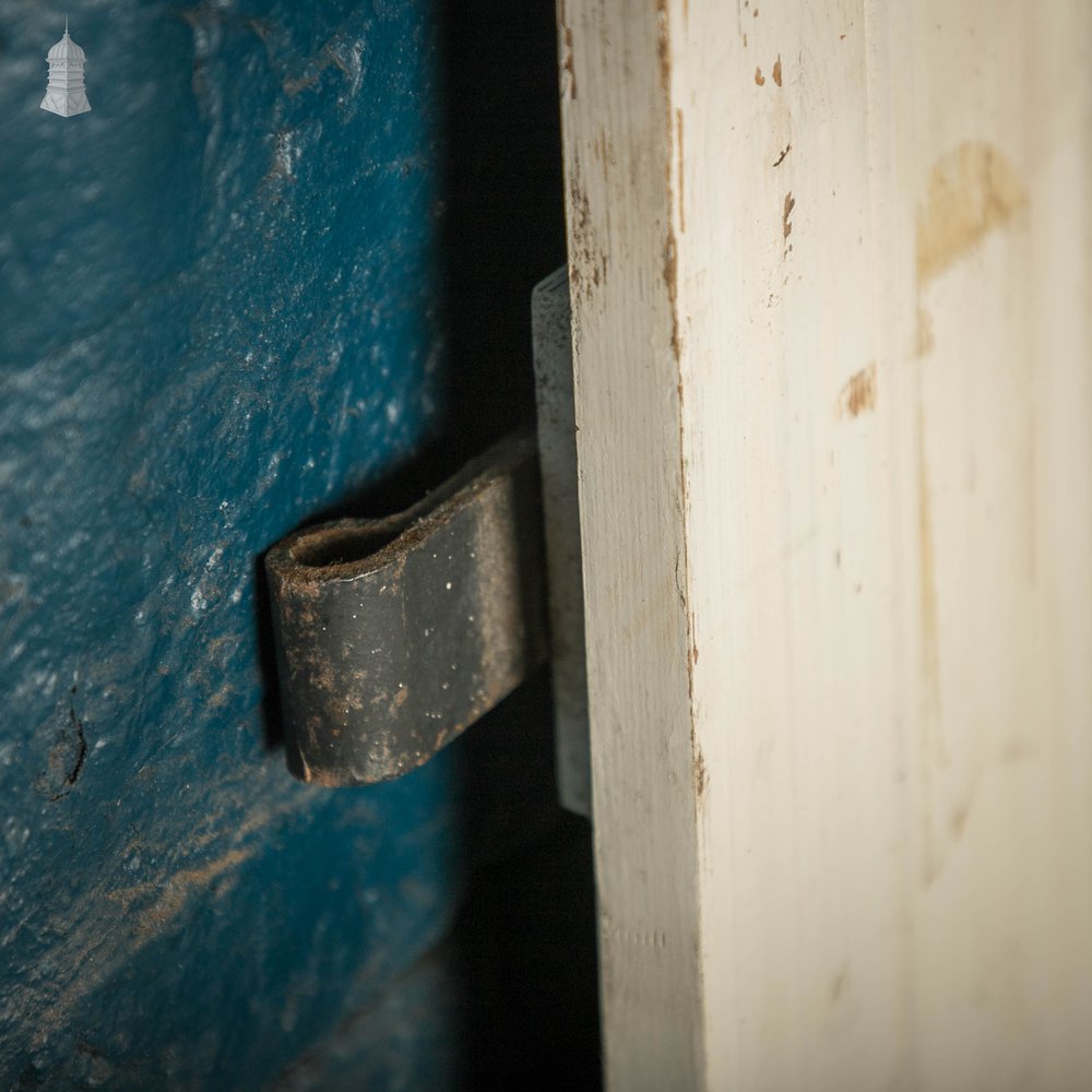 Plank Ledged and Braced Door, White Painted Tongue and Groove Cupboard Door