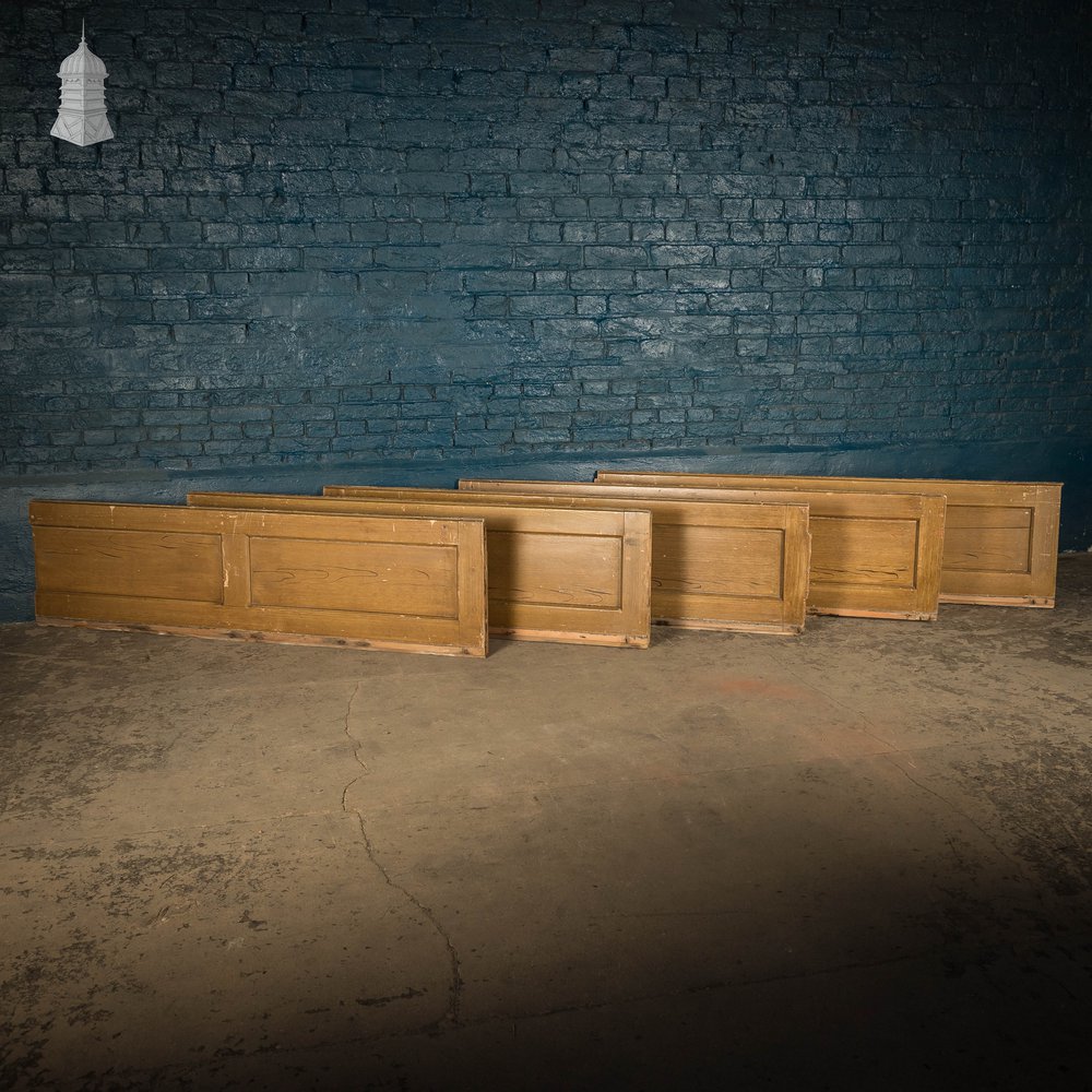 Pine Panelling,  Faux Woodgrain, 2 Panel - A Run of 8M
