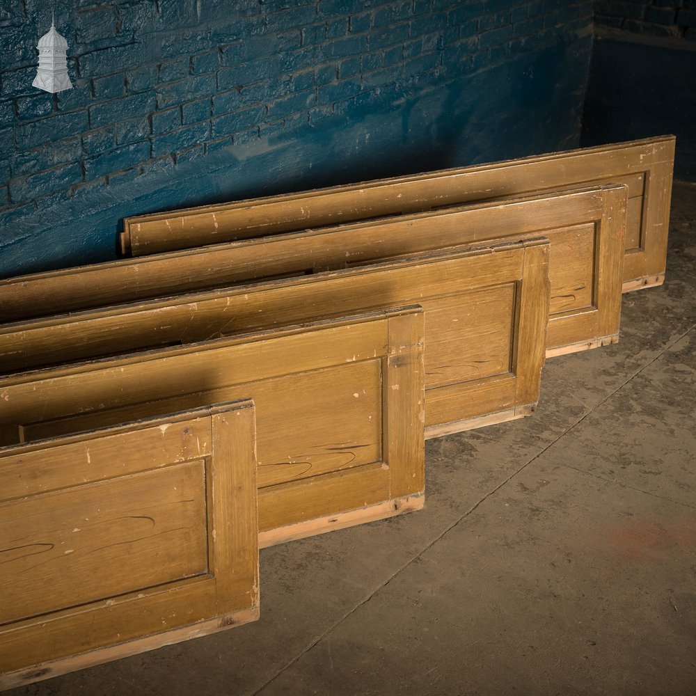 Pine Panelling,  Faux Woodgrain, 2 Panel - A Run of 8M