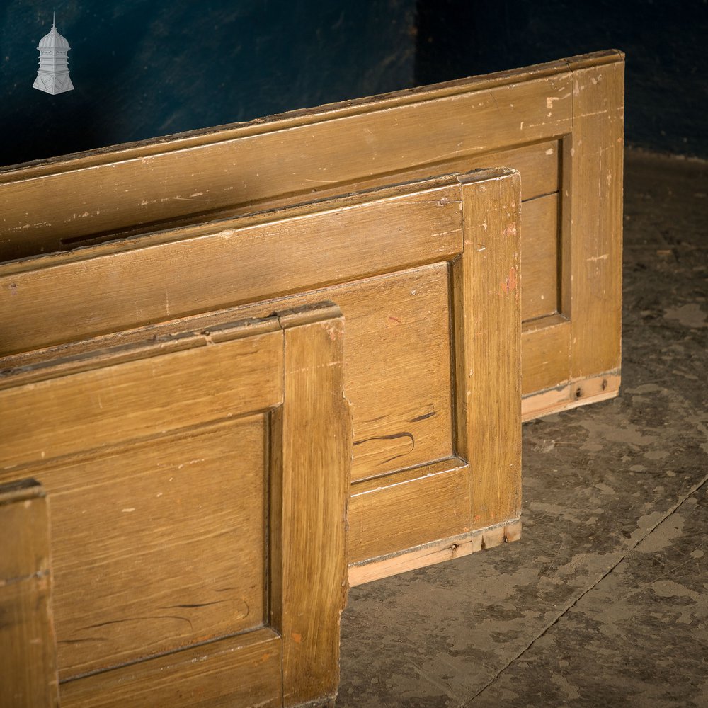 Pine Panelling,  Faux Woodgrain, 2 Panel - A Run of 8M