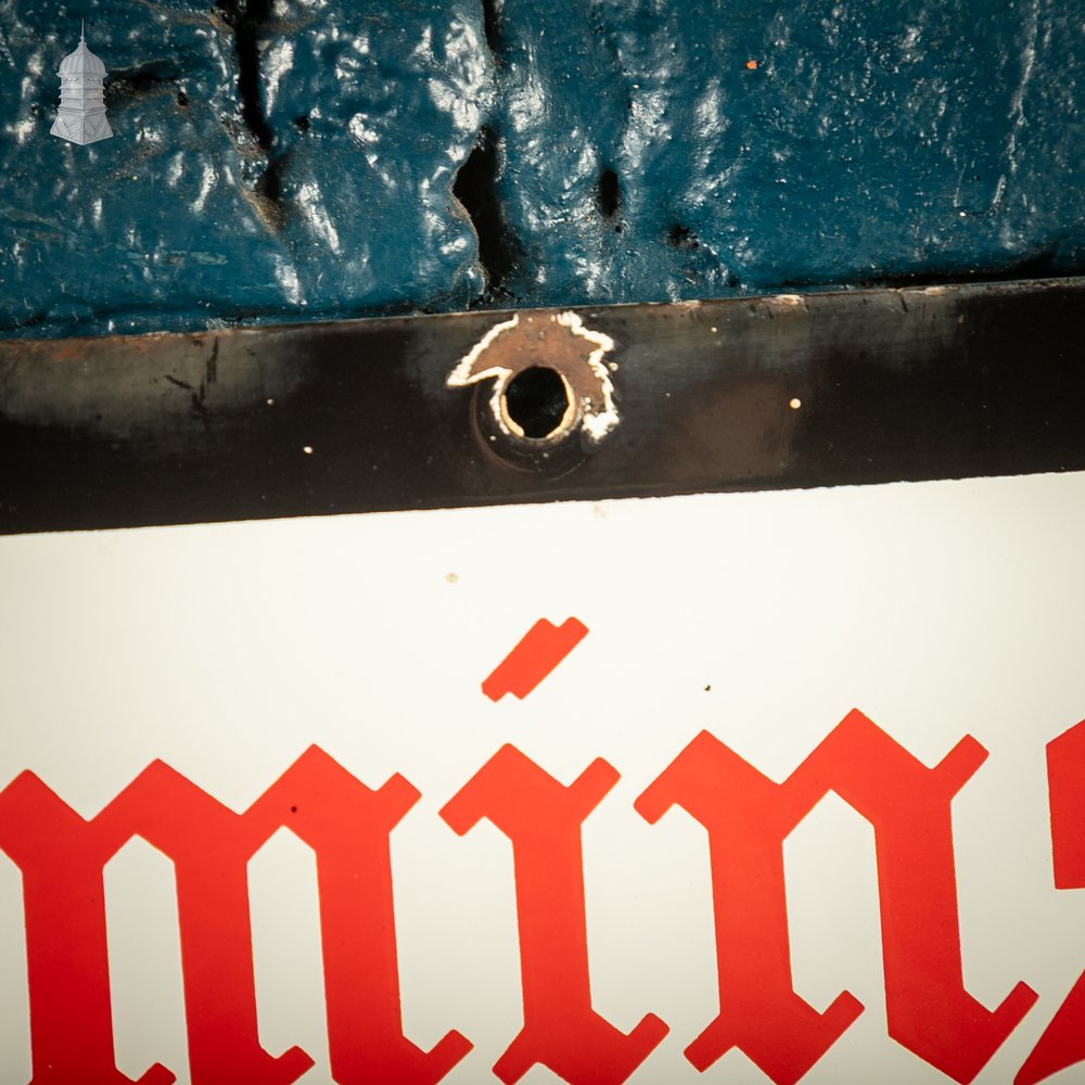 Original City of Westminster BRICK ST. Enamel Street Sign, Reclaimed London Street Name Plate