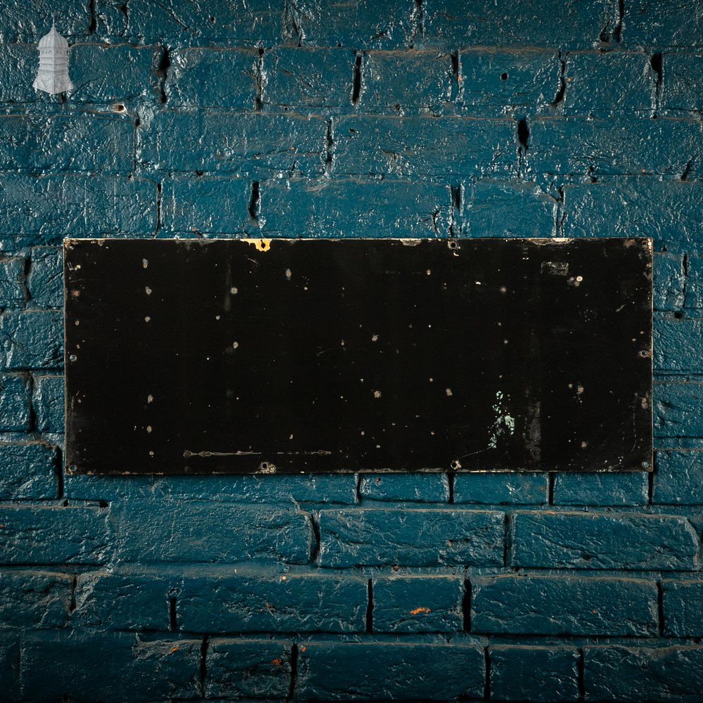 Original City of Westminster BRICK ST. Enamel Street Sign, Reclaimed London Street Name Plate