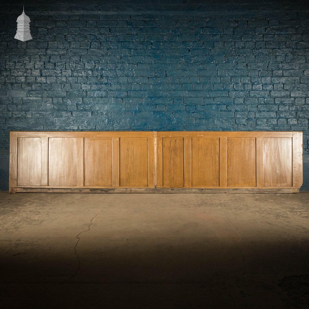 Pine Panelling,  Faux Woodgrain, 2 Panel - A Run of 22M