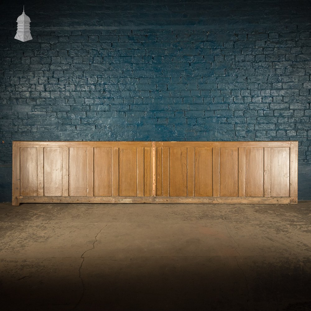 Pine Panelling,  Faux Woodgrain, 2 Panel - A Run of 22M