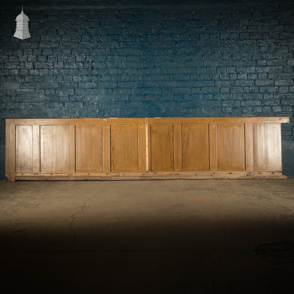 Pine Panelling,  Faux Woodgrain, 2 Panel - A Run of 22M