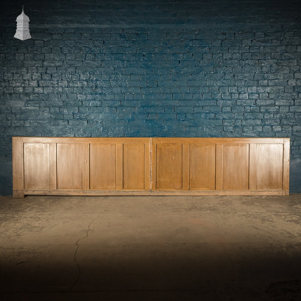 Pine Panelling,  Faux Woodgrain, 2 Panel - A Run of 22M