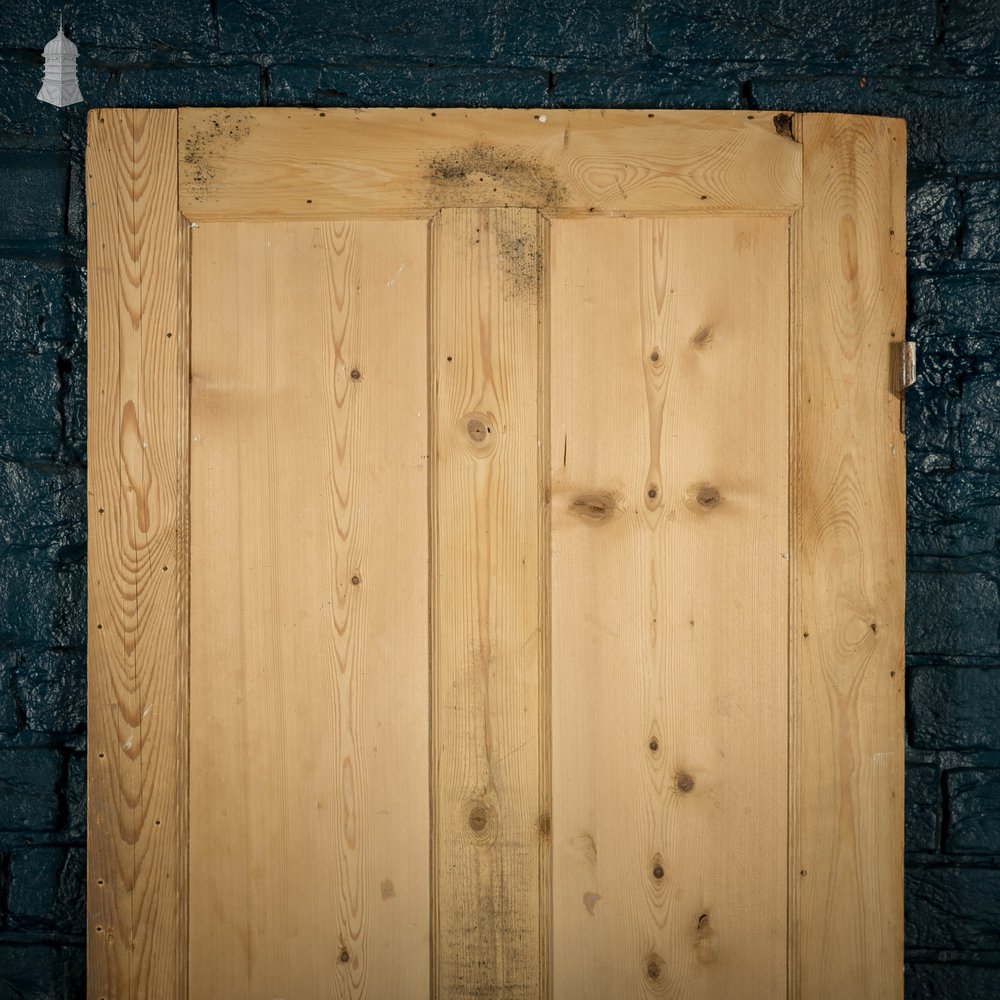 Pine Paneled Door, Moulded 4 Panel