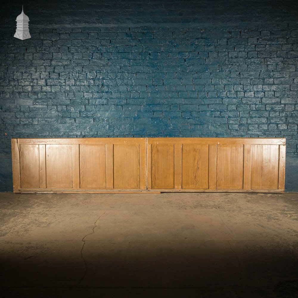 Pine Panelling,  Faux Woodgrain, 2 Panel - A Run of 22M