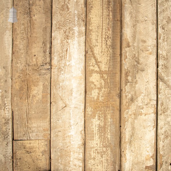 Pine Cladding or Floorboards, Skimmed White Painted Finish