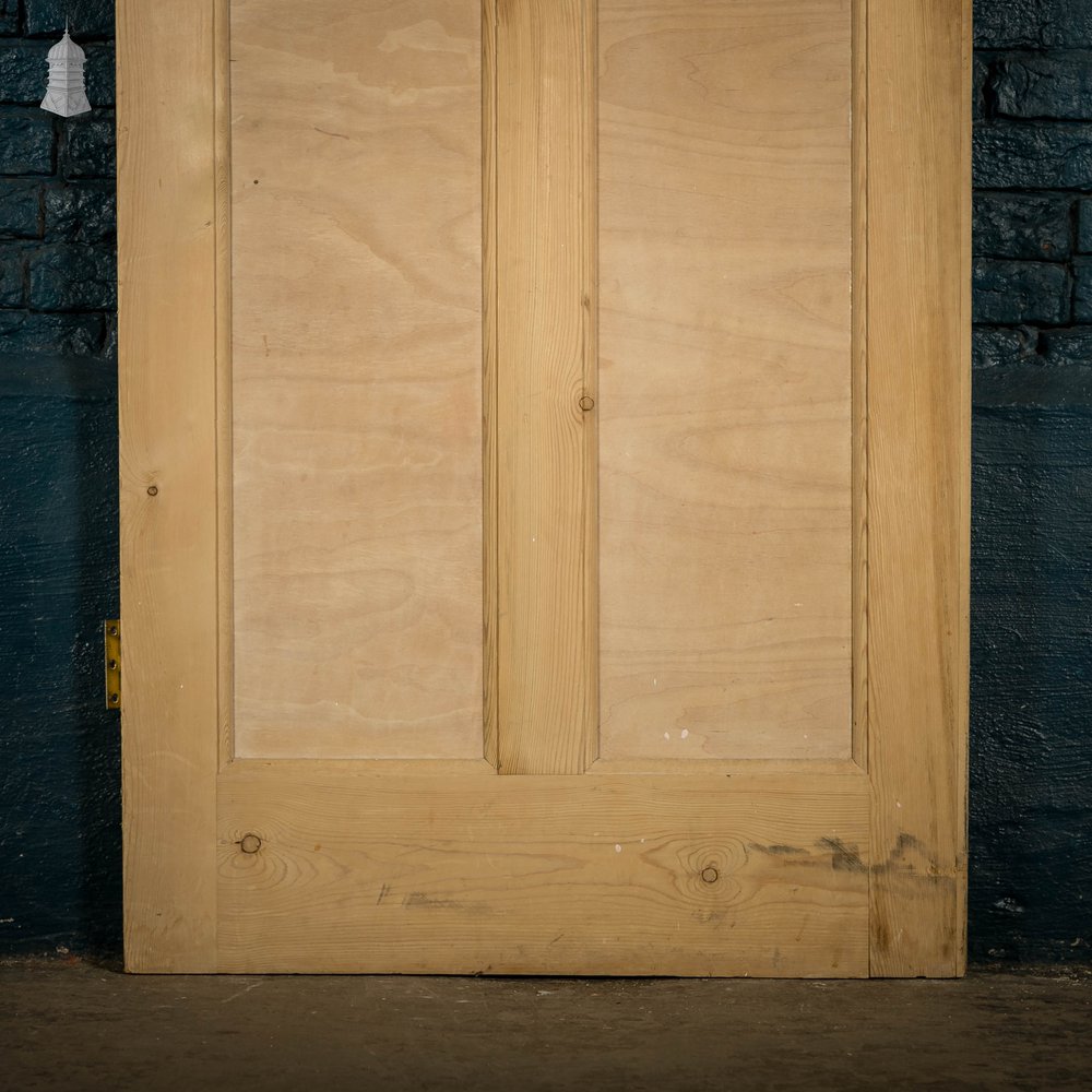 Pine Paneled Door, Moulded 3 Panel