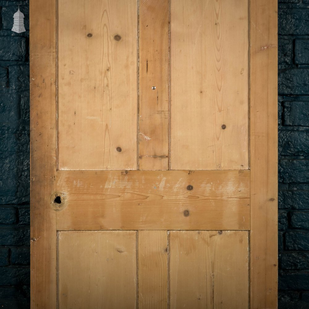 Pine Panelled Door, 4 Panel