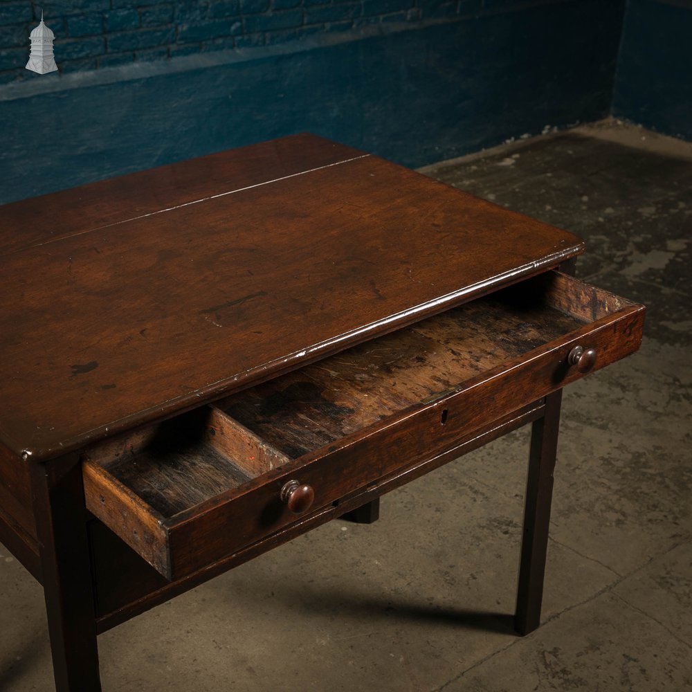 Georgian Bedroom Table, Drop Leaf Side Table, Mahogany