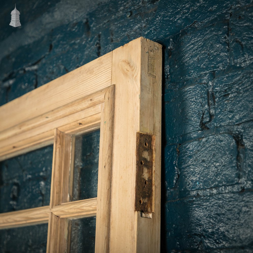 Half Glazed Door, 19th C Pine