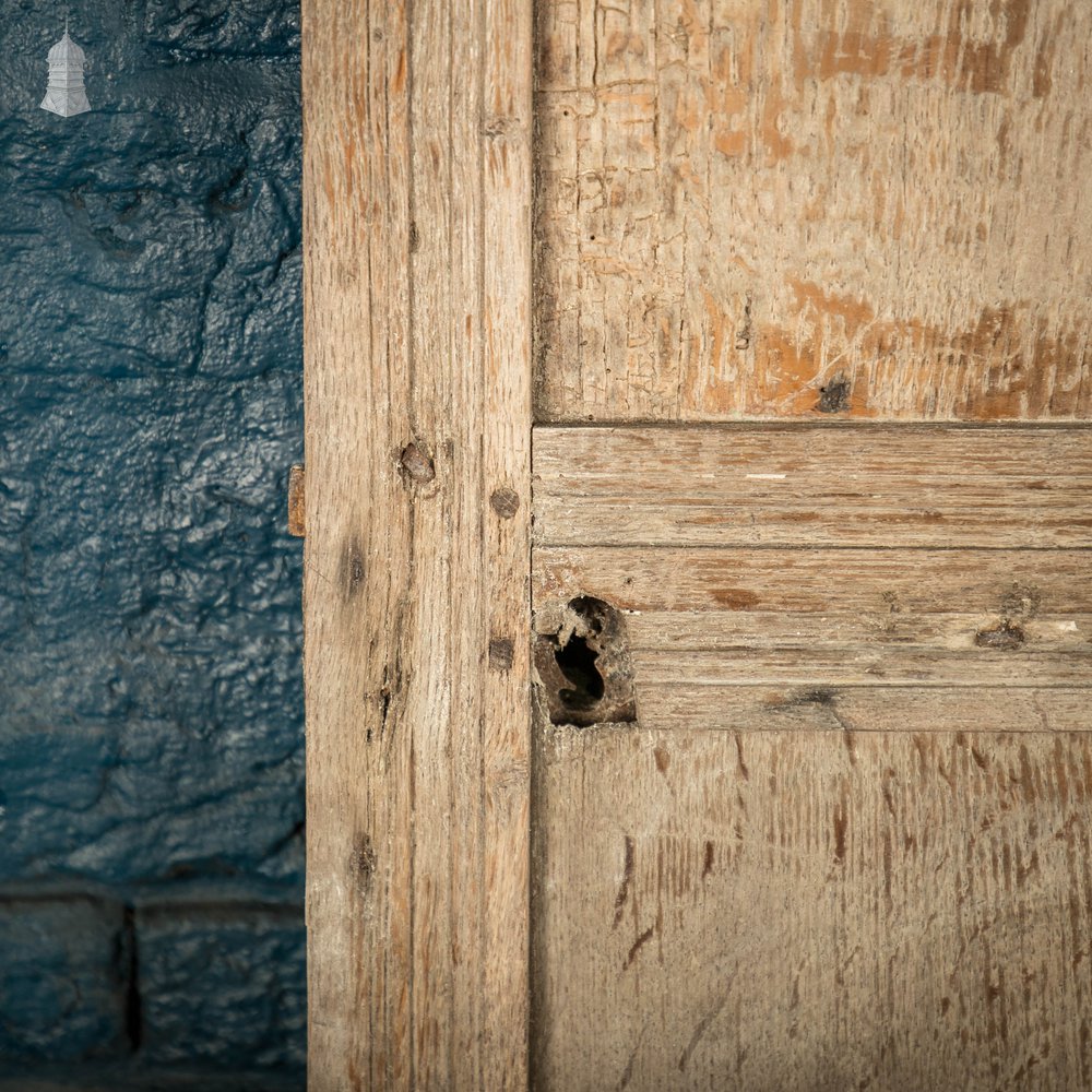 Oak Panelled Door, 17th C, 6 Panel