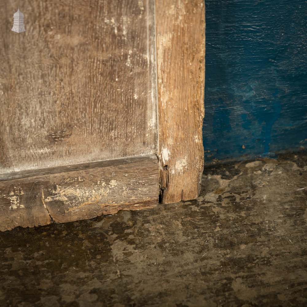 Oak Panelled Door, 17th C, 6 Panel