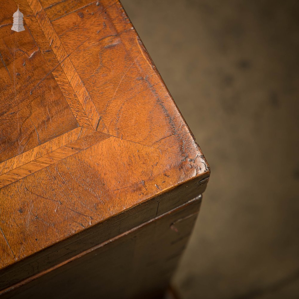 Mahogany Lined Trunk, Storage Box Georgian Drinks Chest